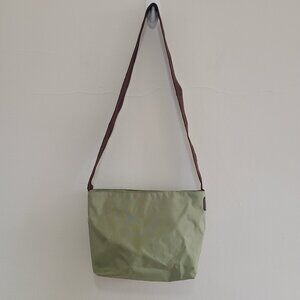 Herve Chapelier Crossbody Shoulder Bag Nylon Green